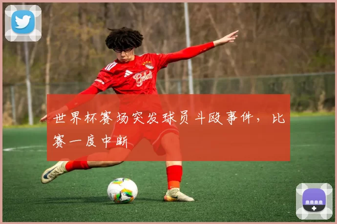 世界杯赛场突发球员斗殴事件，比赛一度中断